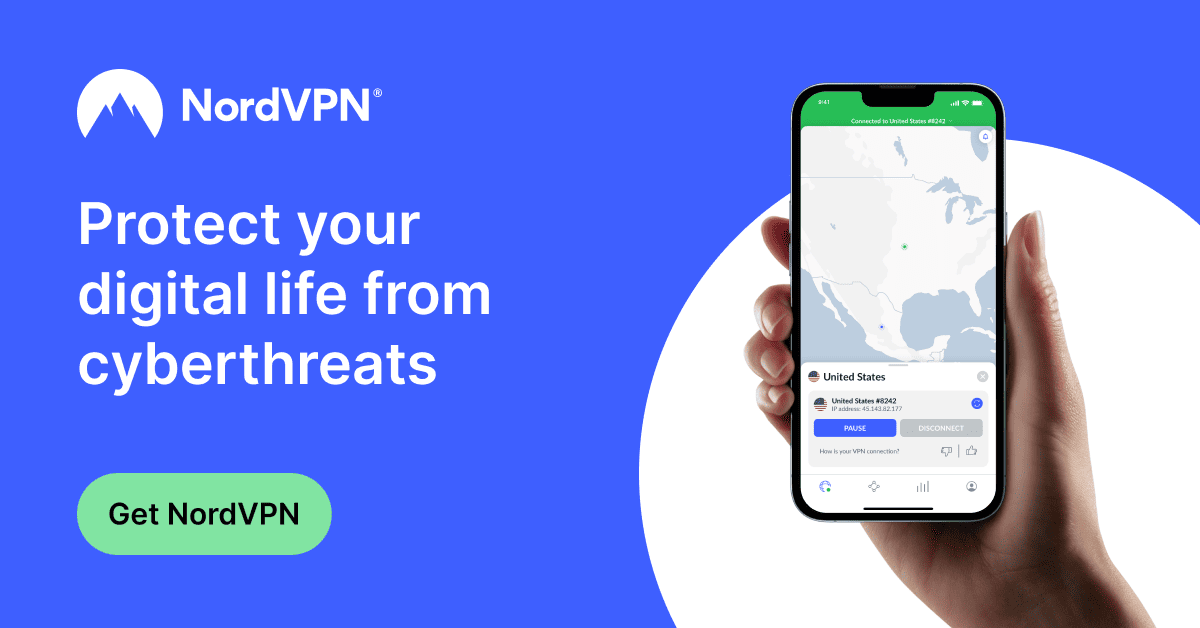 NordVPN travel security promo