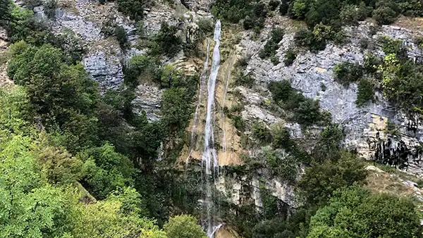 Elbasan city and historic center in central Albania