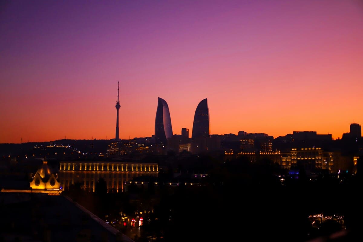 Illustrated cover for Azerbaijan Travel Guide: 50 Best Places, Itineraries and First-Time Tips