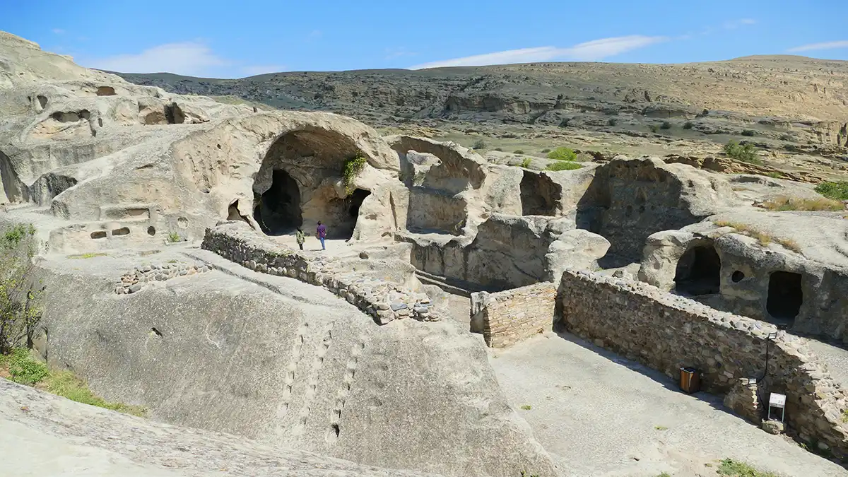Ciudad excavada en la roca de Uplistsikhe cerca de Gori