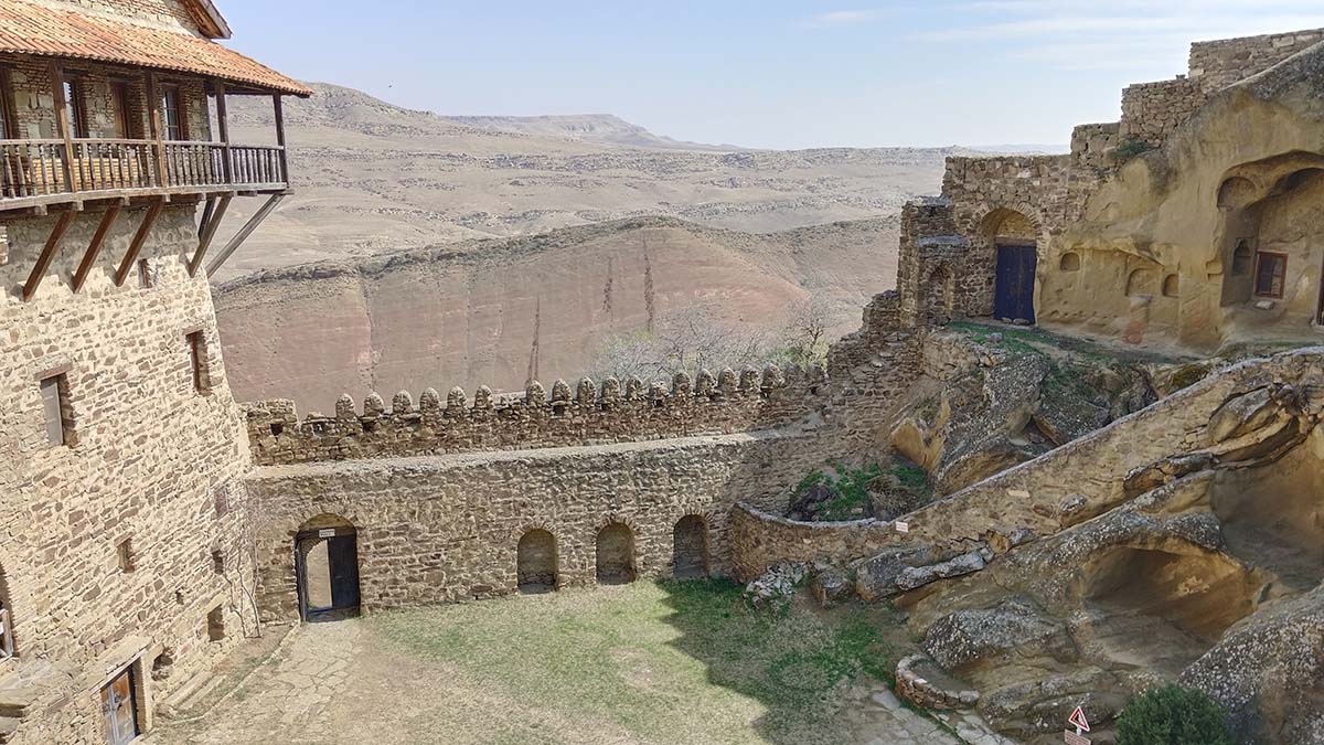 David Gareja y el paisaje de un monasterio remoto en Georgia