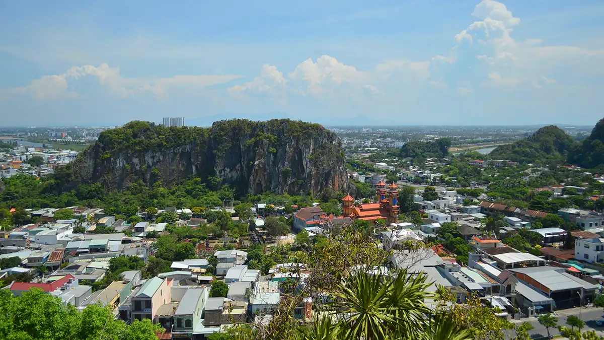 View from Marble Mountains near Da Nang