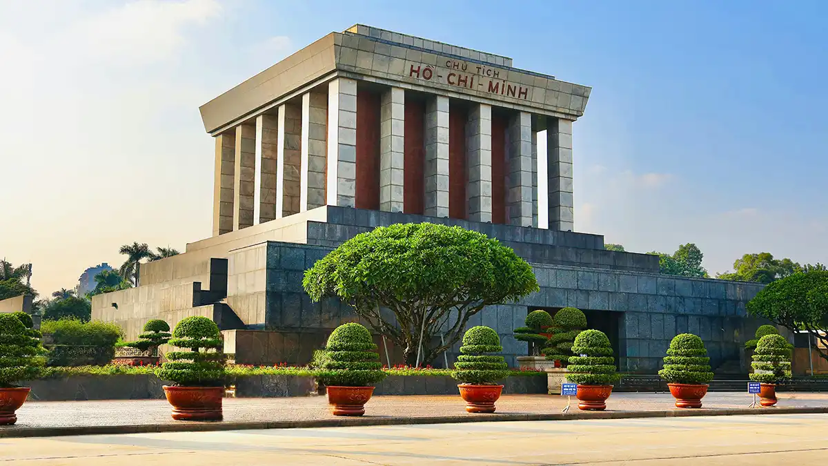 Ho Chi Minh Mausoleum in Hanoi