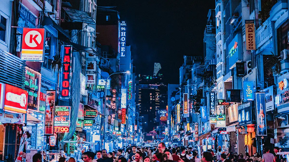 Ho Chi Minh City street scene for first-time Vietnam visitors