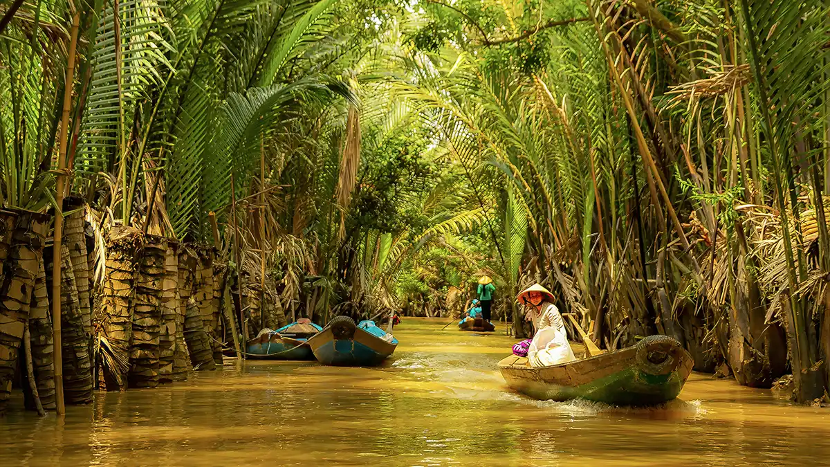 Mekong Delta boat trip in southern Vietnam