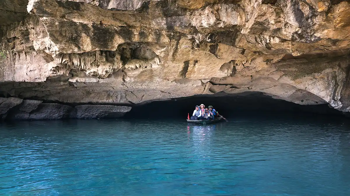 Cave landscape in Phong Nha Vietnam