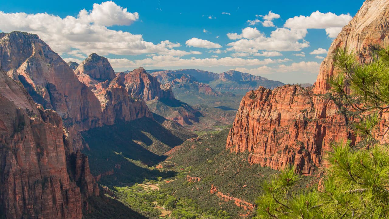 Hiking Trail Along the Canyon Edge