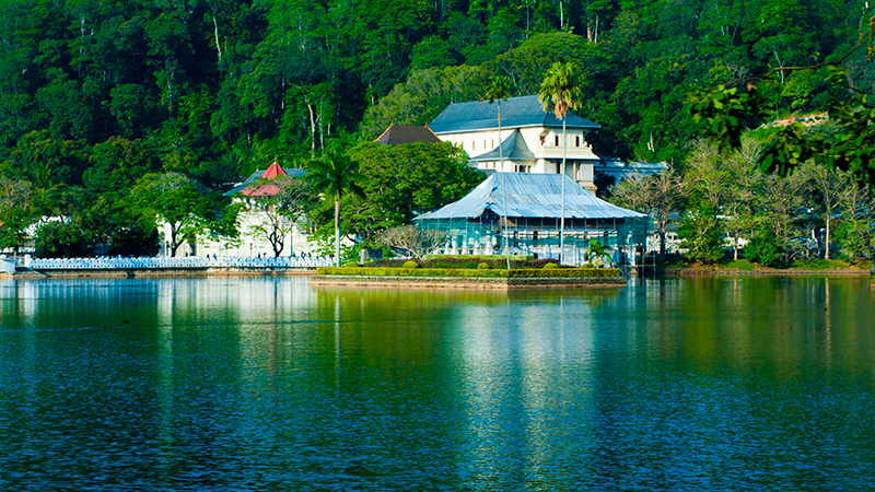 Illustrated cover for Taking the Evening Loop Around Kandy Lake Instead of Rushing Past It
