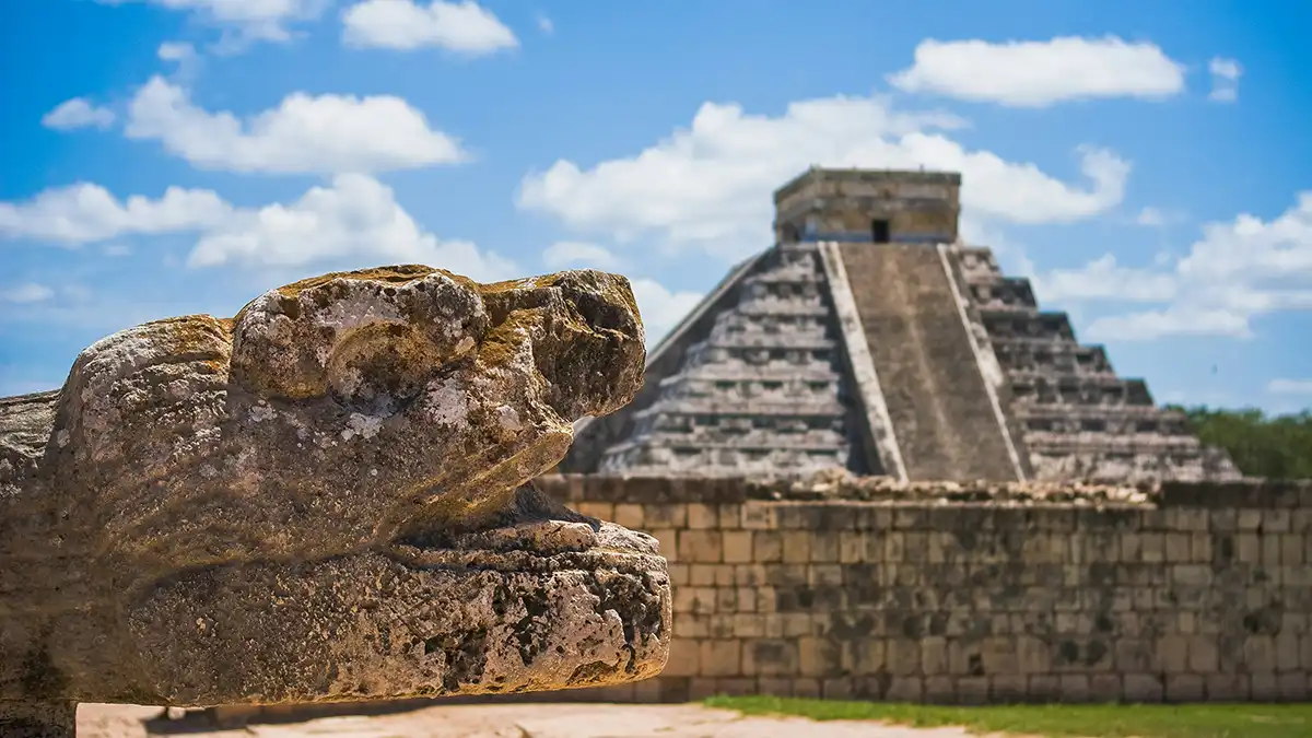 Chichén Itzá en Yucatán durante un primer viaje a México