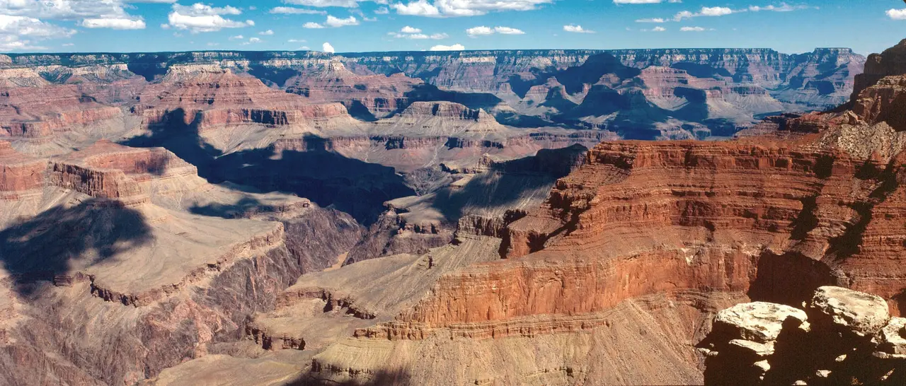 Wide Grand Canyon panorama from Pima Point